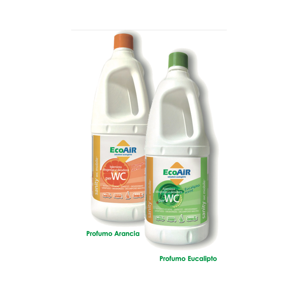 Sanity Toilette Mobile Klassisch Duft Eukalyptus 6X2 Lt Sanitärflüssigkeit Solandata