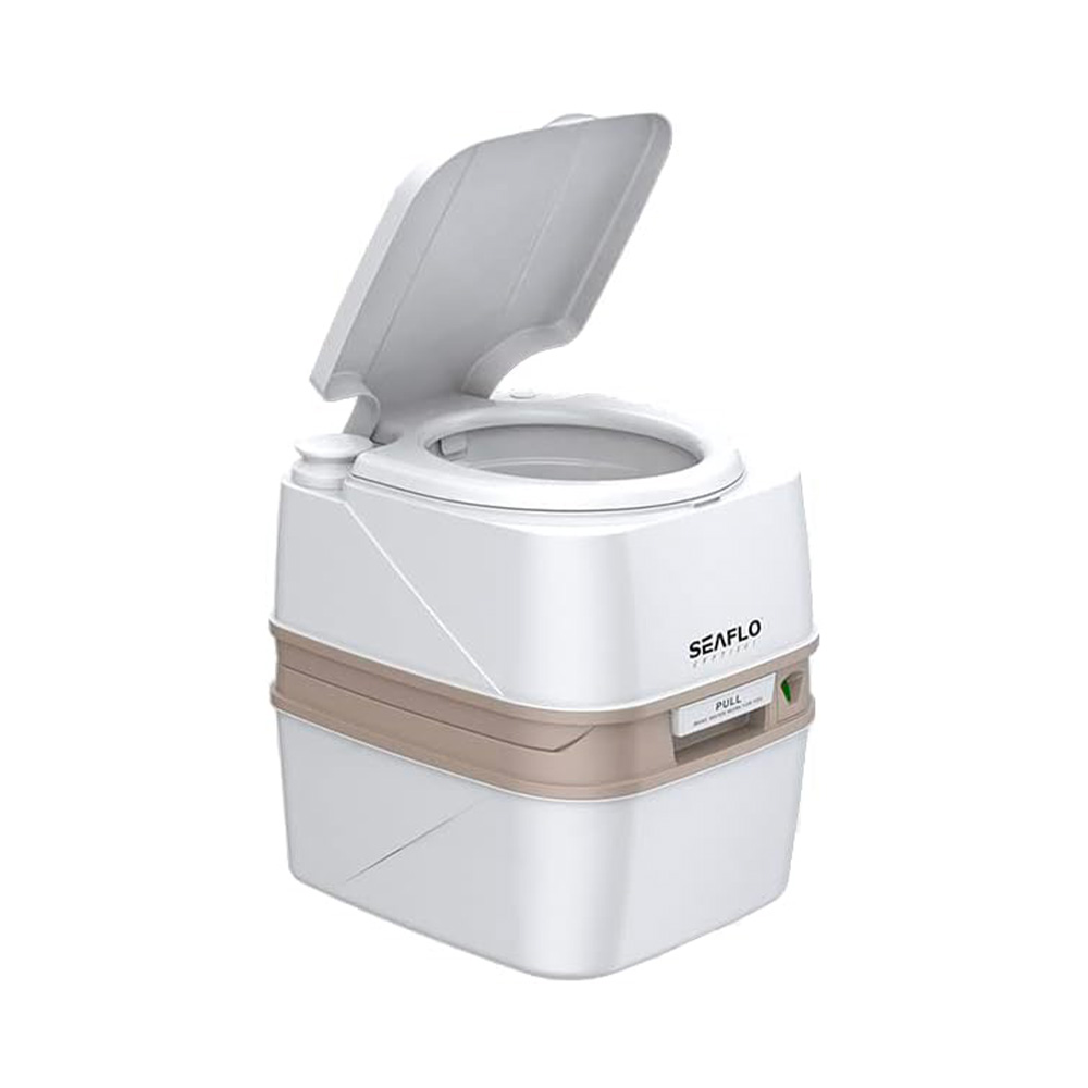 Camping Toilette “Premium” Seaflo 18 Lt Hoch Weiß Neuheiten Solandata