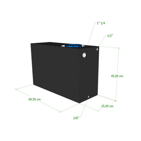 Wohnmobil-Tank 57 Lt – 70X41X20 Cm Wassertanks Solandata 2