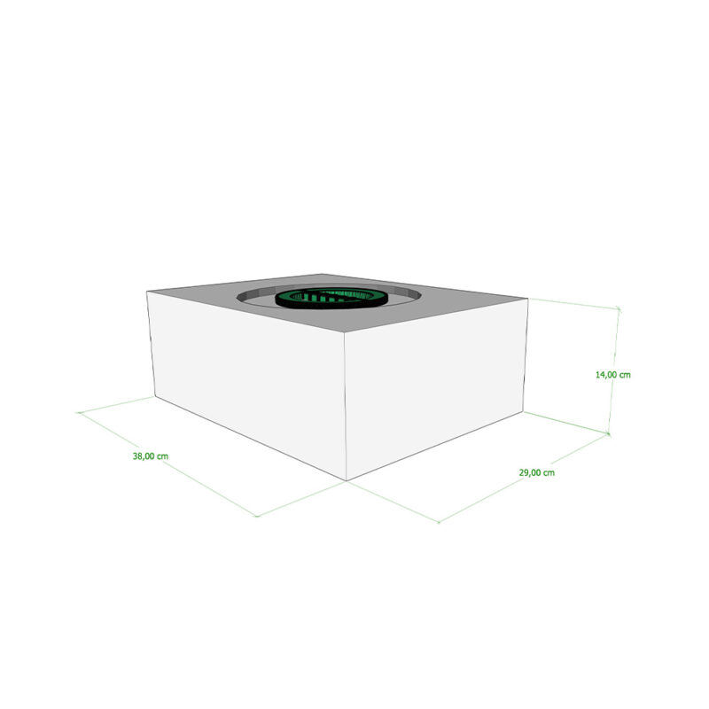 Wohnmobil-Tank 15 Lt – 38X29X14 Cm Wassertanks Solandata