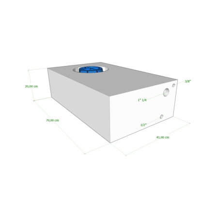 Wohnmobil-Tank 57 Lt – 70X41X20 Cm Wassertanks Solandata 2