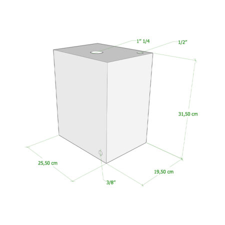 Wohnmobil-Tank 15 Lt – 38X29X14 Cm Wassertanks Solandata 2