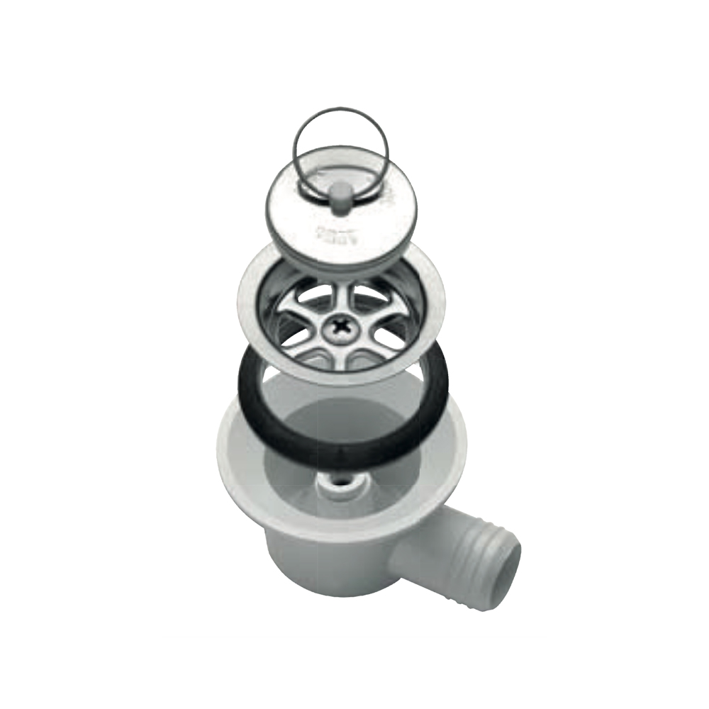 Siphon Ablassventil Gebogen Dometic D. 25 mm. Abflüsse und Siphons Solandata
