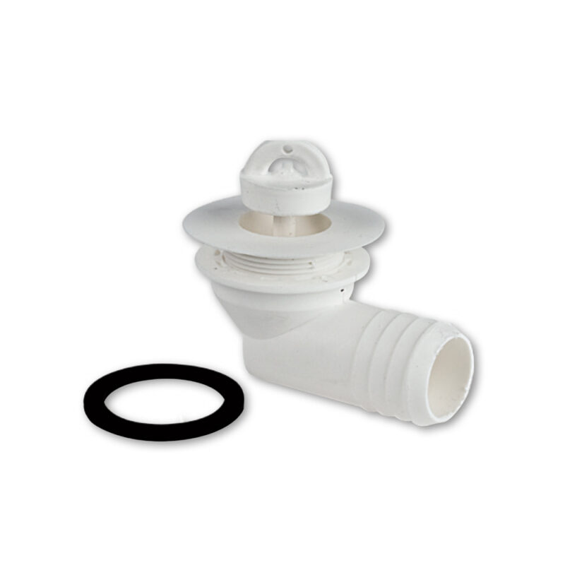 Abfluss Gebogen D.20 mm mit Automatischem Wassertankdeckel – 10 Stück Abflüsse und Siphons Solandata