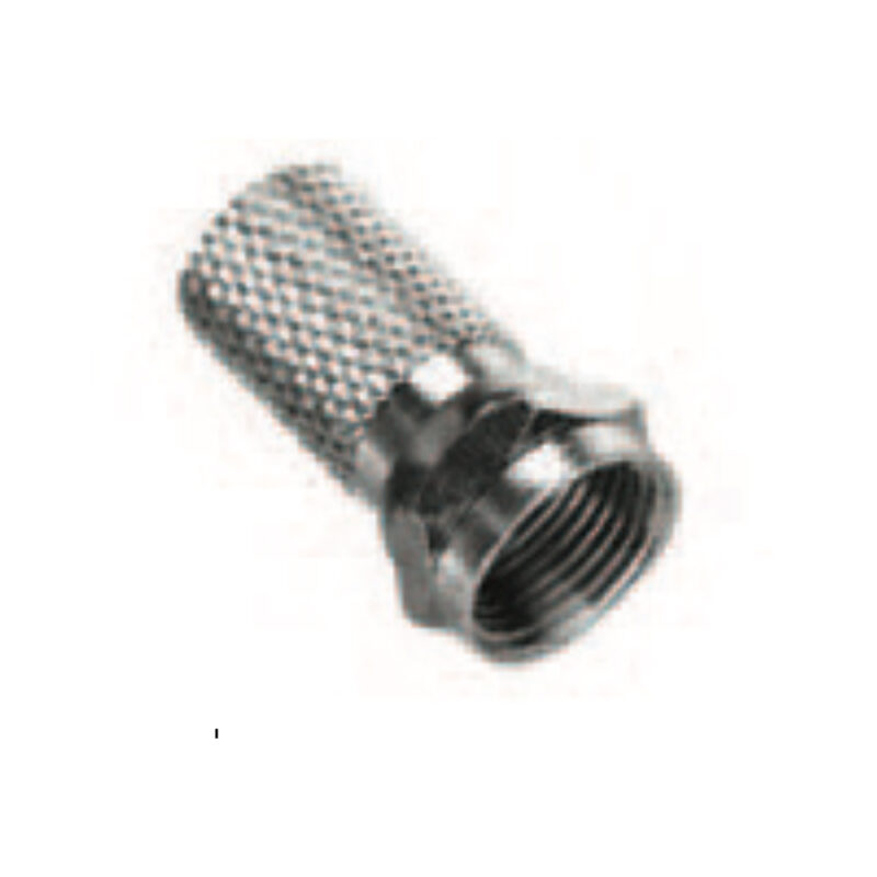 Schraubbarer “F”-Stecker für Satellitenkabel Fernseher und Kamerasysteme Solandata