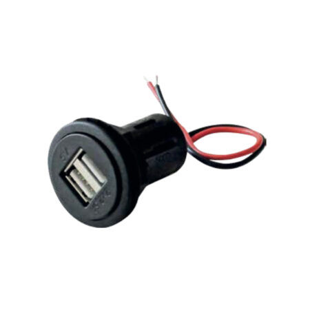 Doppelte USB-Steckdose 5V (2×2,5A) zur Unterputzmontage R550/Uu Steckdosen Adapter und Kabel Solandata 2