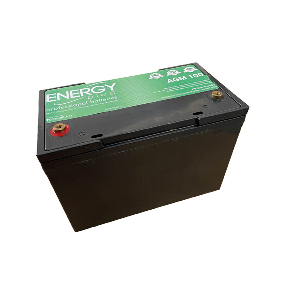 Batterie für Serviceanwendungen Serie Zyklisch Agm Vrla Energy Plus Power 12 Volt 100 Ah Elektro Solandata