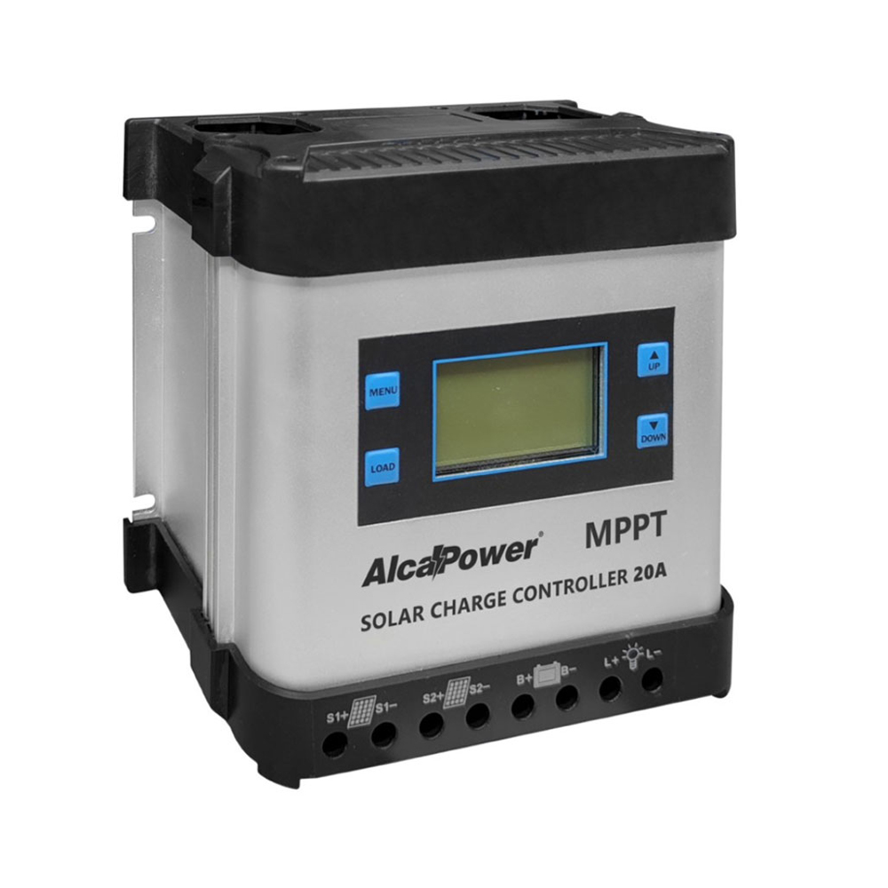 MPPT-Laderegler 20A 12/24V mit integriertem LCD-Display Solarmodule Solandata