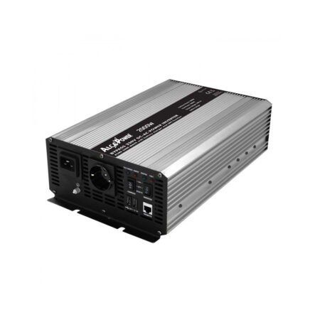 Wechselrichter Reine Sinuswelle 12 Volt 2000W Mit By-Pass/UPS-Funktion Und Batterieladegerät Wechselrichter Solandata 2