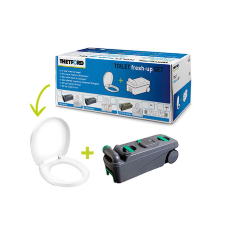 Kit Fresh Up Set Toilette C500 C/Räder Thetford