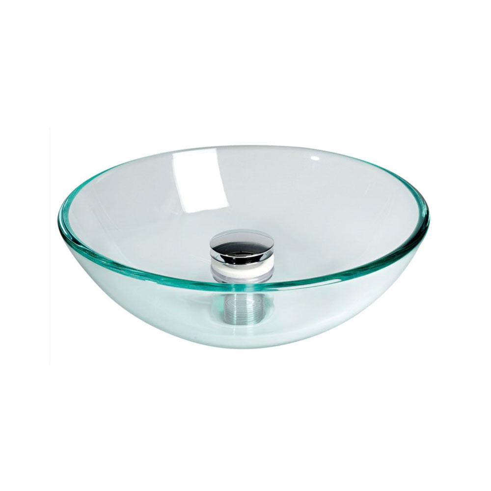 Glas-Waschbecken mit Kugel Ø 355 mm (H 125 mm) Waschbecken Solandata 2