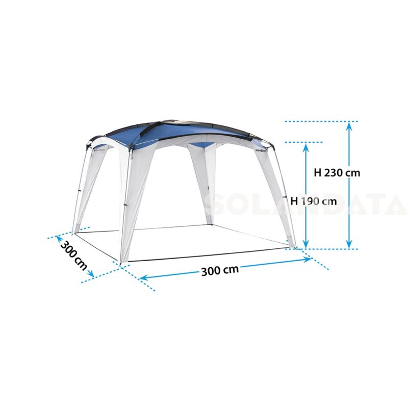 Pavillon Medusa II 3×3 Pavillons und Sonnenschirme Solandata 3