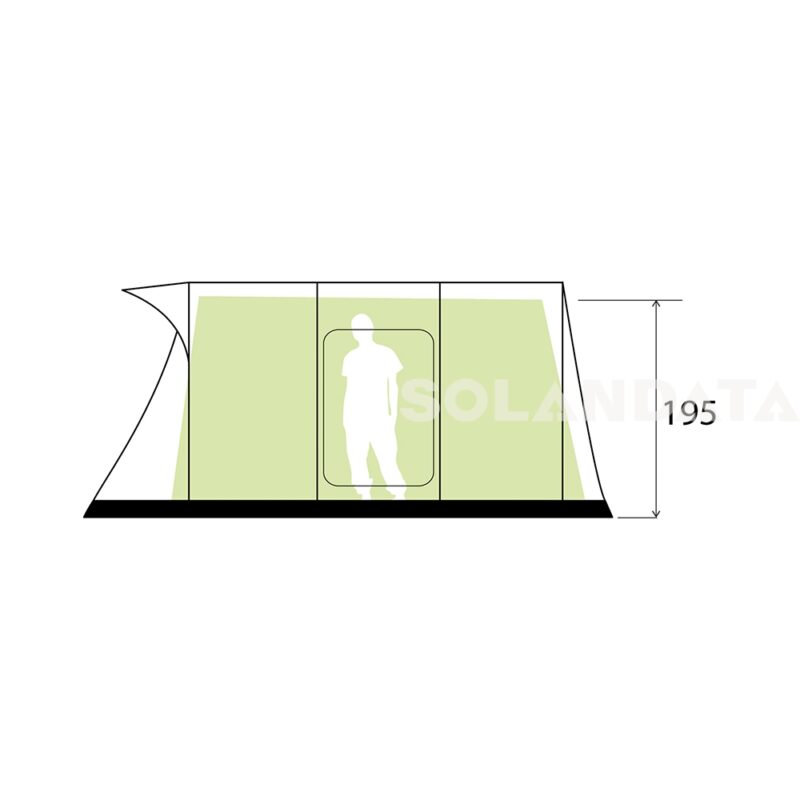 Zelt 4 Personen Pure 4 A.I.R.Tech Authentic Outdoor Zelte Solandata 8