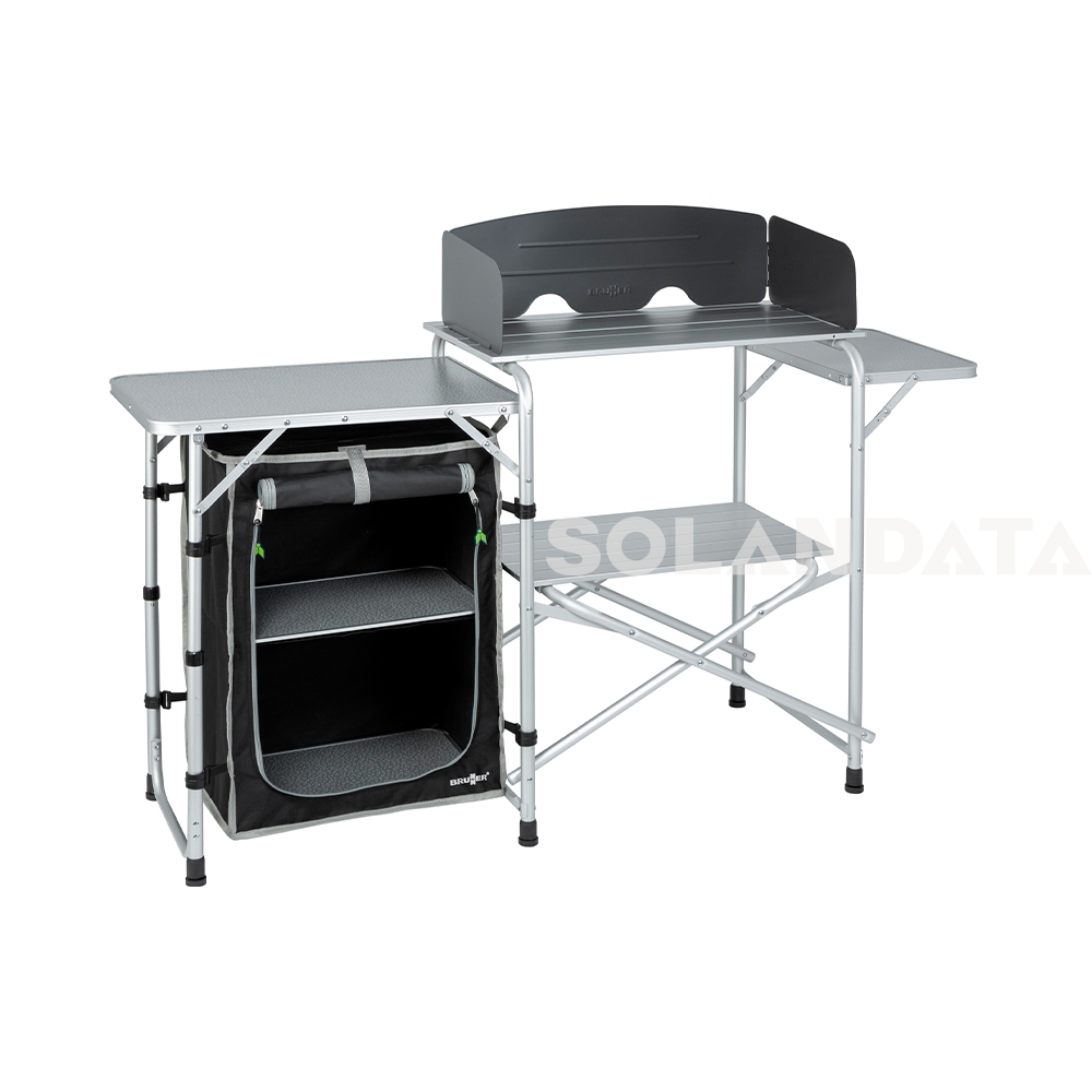 Küchenmöbel Snack Easy Black Campingschränke Solandata