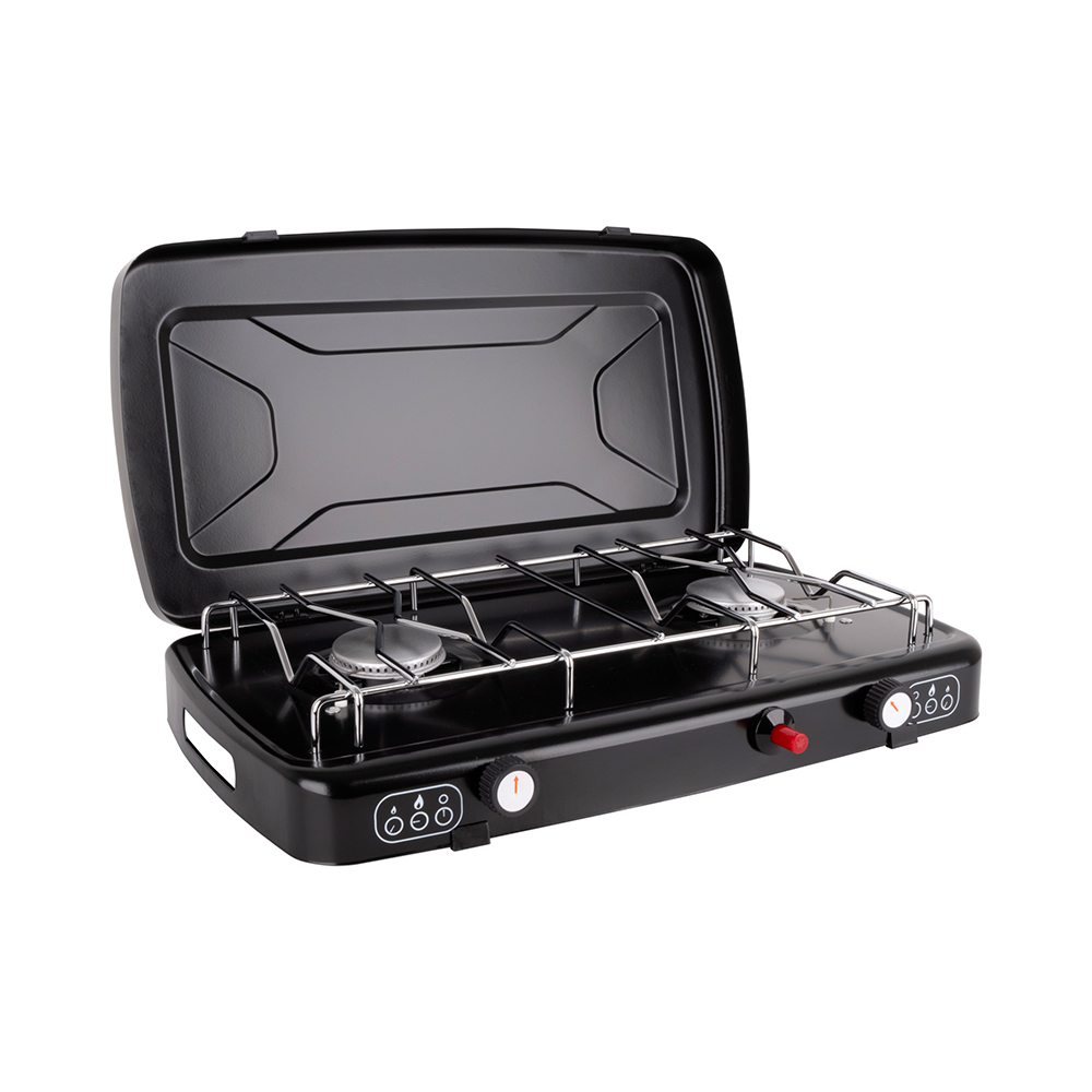 Gaskochfeld 2 Flammen Phoenix 30 Mbar Camping grills Solandata