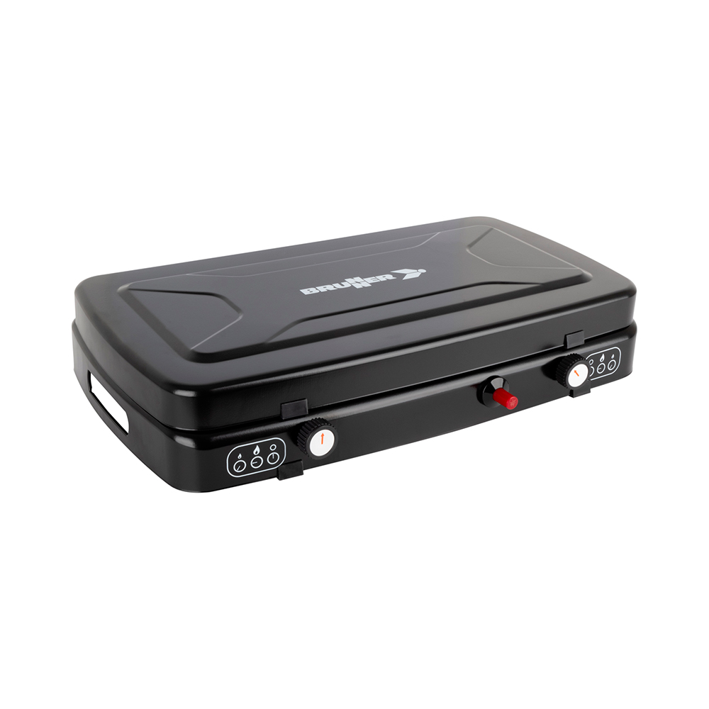 Gaskochfeld 2 Flammen Phoenix 30 Mbar Camping grills Solandata 2