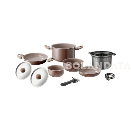 Topfset Chocolate 9+1 Ø 22 Cm Töpfe & Pfannen Solandata 2