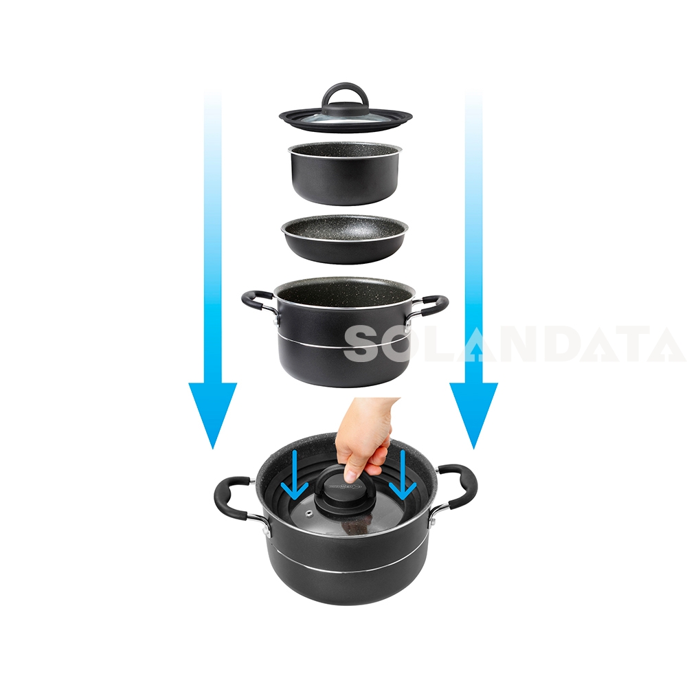 Topfset Pirate Ng Ø 24 Cm Töpfe & Pfannen Solandata 2