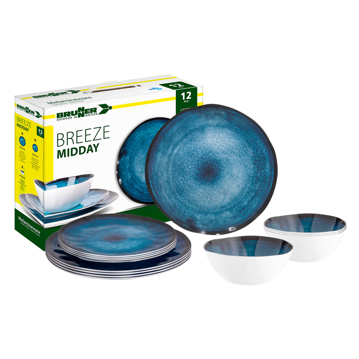 Geschirrset Midday Breeze Outdoor Geschirrsets Solandata