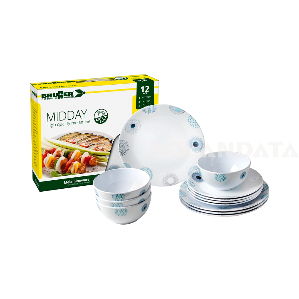Geschirrset Midday Deep Sea Outdoor Geschirrsets Solandata