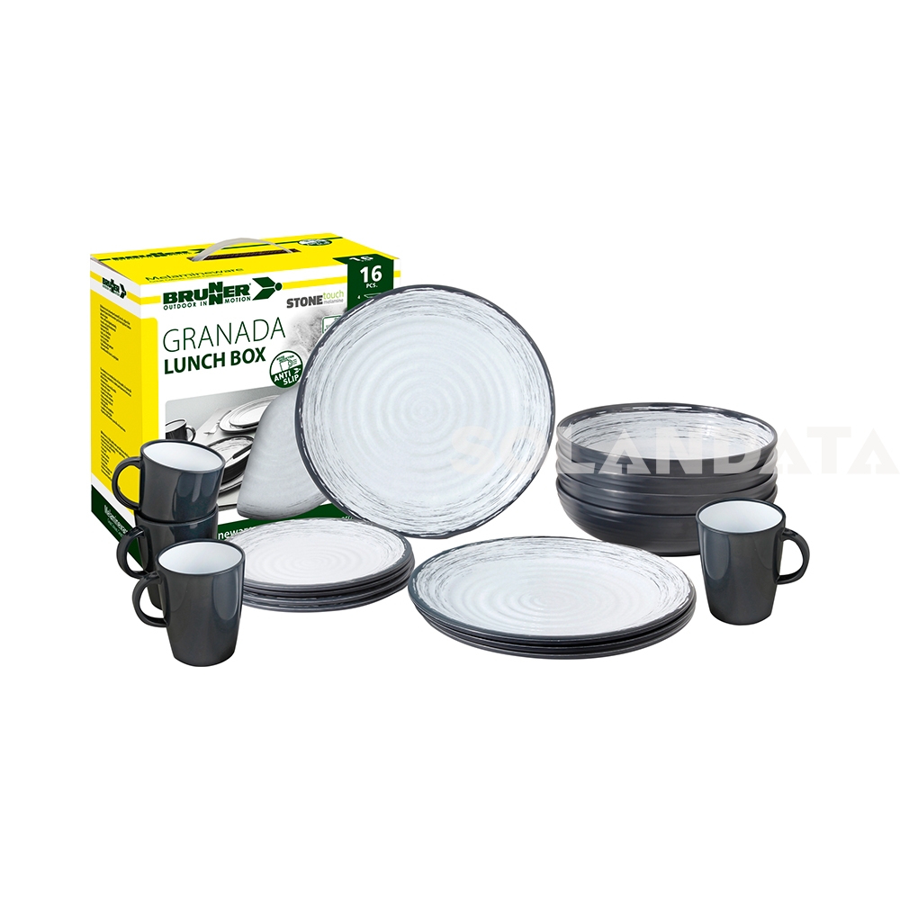 Geschirrset Lunch Box Granada Outdoor Geschirrsets Solandata