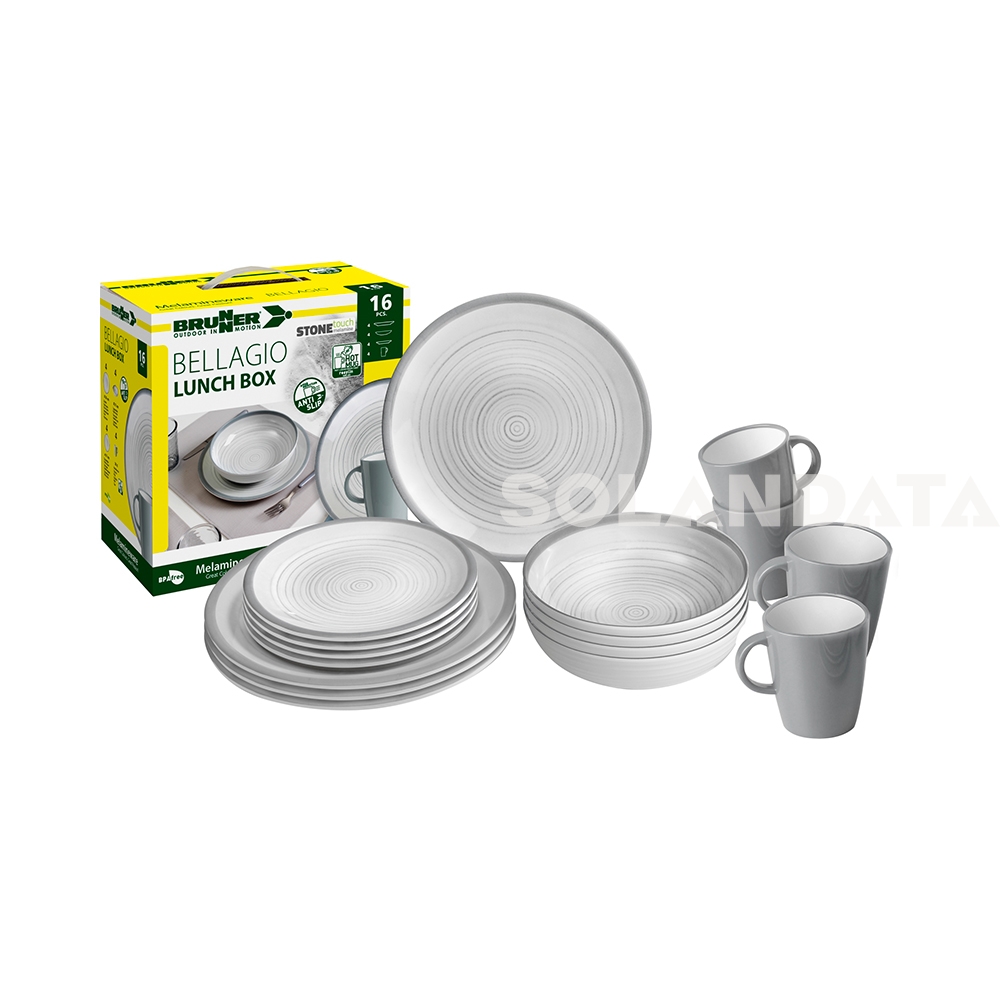 Geschirrset Lunch Box Bellagio Outdoor Geschirrsets Solandata