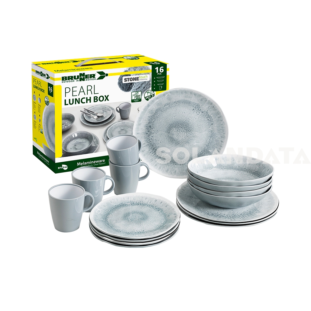 Geschirrset Lunch Box Pearl Outdoor Geschirrsets Solandata
