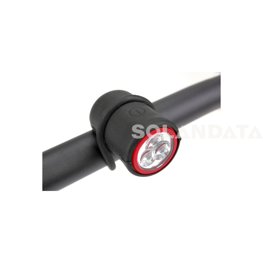 Rücklicht 3 LED mit Batterie Fahrrad Zubehör Solandata 2