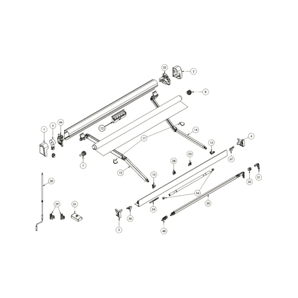 Ersatzteile für Dometic Perfectwall 1100 Ersatzteile Solandata