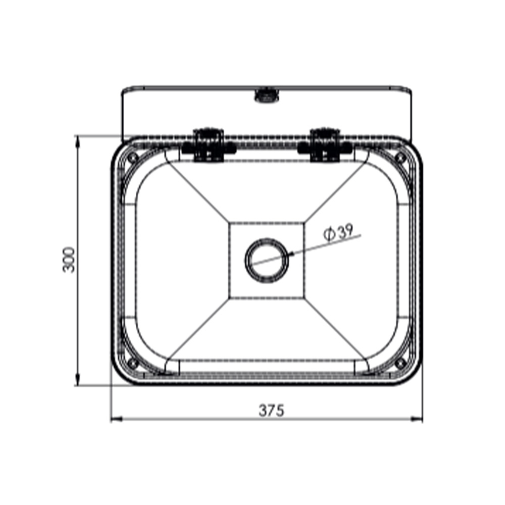 Vasca Con Coperchio Can – 375X325X125 Mm Vaschette Inox Solandata 2