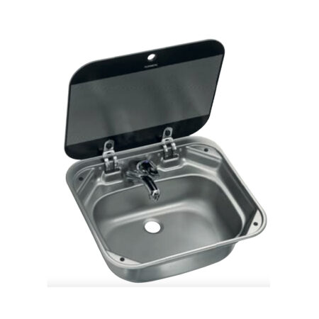 Vaschetta Dometic Va8005 420X370 Mm C/Coperchio Vaschette Inox Solandata