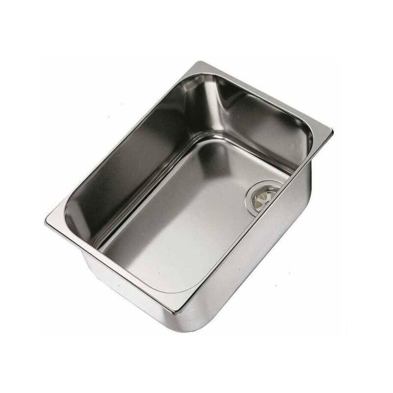 Lavello Rettangolare Inox 170X320X150 Mm Senza Piletta Vaschette Inox Solandata