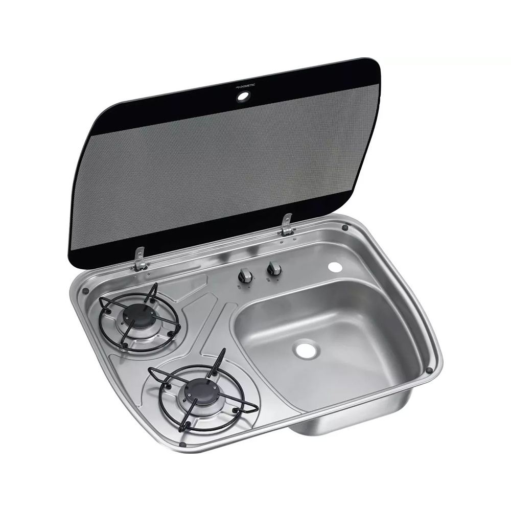 Dometic Hsg Combi 2F/Lavello Con Coperchio Piani Cottura Solandata