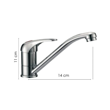 Miscelatore Canna 140 Mm Girevevole Rubinetti E Miscelatori Solandata 2