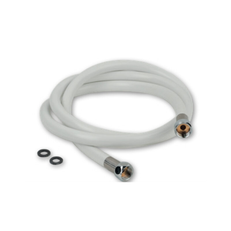 Tubo Pvc 1,5 M Attacco 3/8″ Bianco Docce E Supporti Solandata