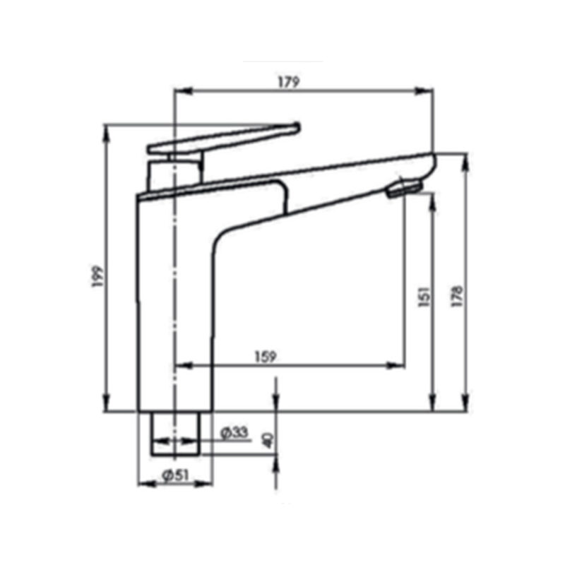 Miscelatore Kitchen “S” Con Micro Interruttore Cromo Rubinetti E Miscelatori Solandata 3