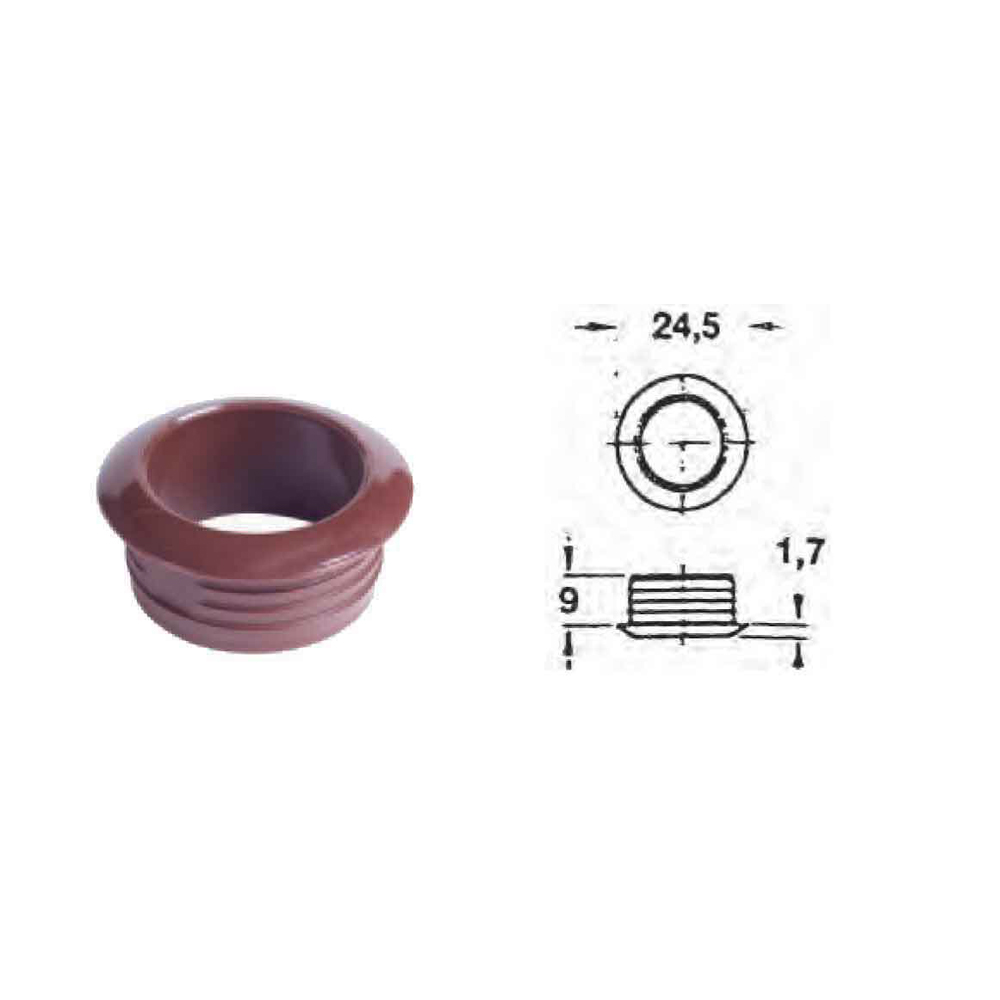 Mini Rosetta 16 Mm Per Serratura Mini Push-Lock Minuteria Mobili Solandata