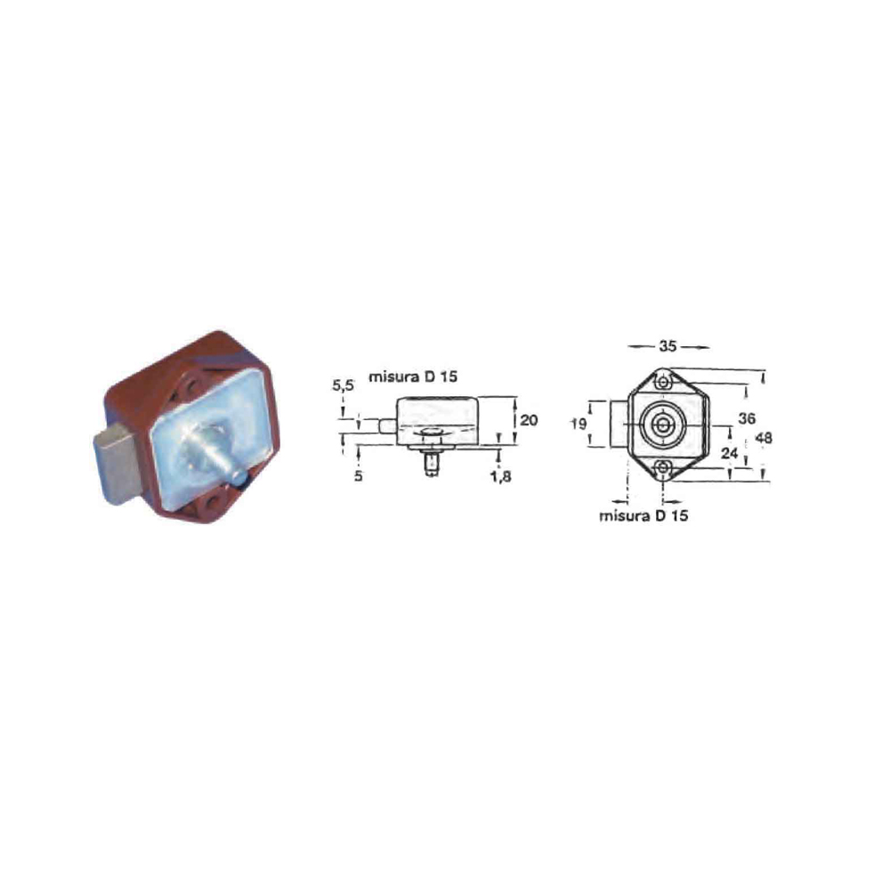 Mini Push-Lock X Antine Minuteria Mobili Solandata