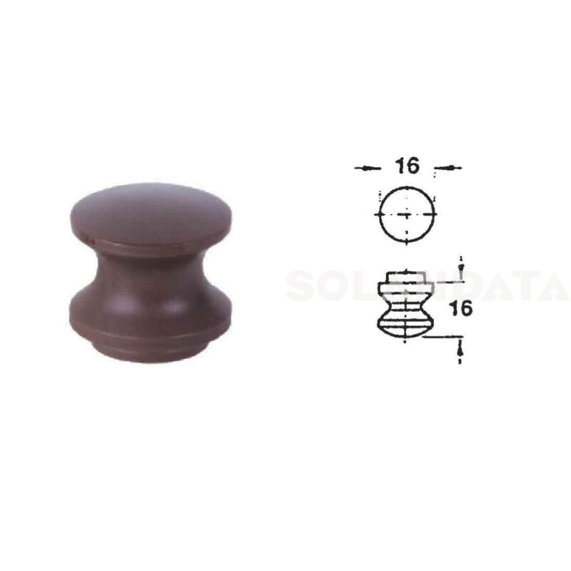 Mini Pomello Per Mini Push Lock Minuteria Mobili Solandata