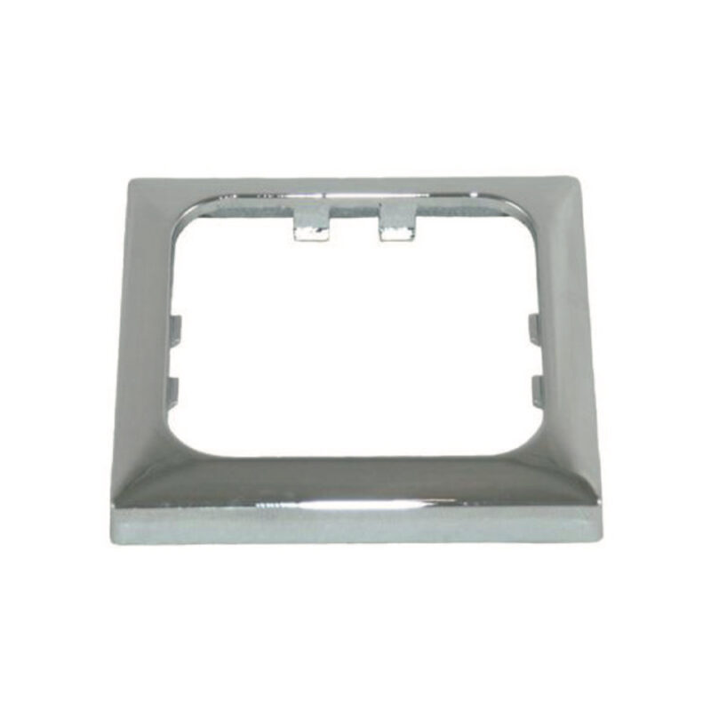 Cornice 1 Modulo Serie C-Line Cromo Prese E Interruttori Solandata
