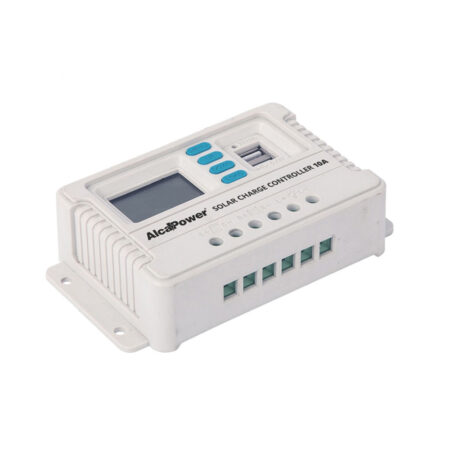 Regolatore Di Carica Pwm 10A 12/24V A Con Display Lcd Incorporato Moduli Fotovoltaici Solandata 2