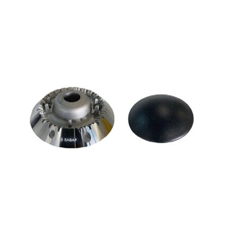 Kit Spartifiamma E Piattello 2A Sr Forato/ Smaltato Ø75Mm Can Ricambi Piani Cottura Solandata 3