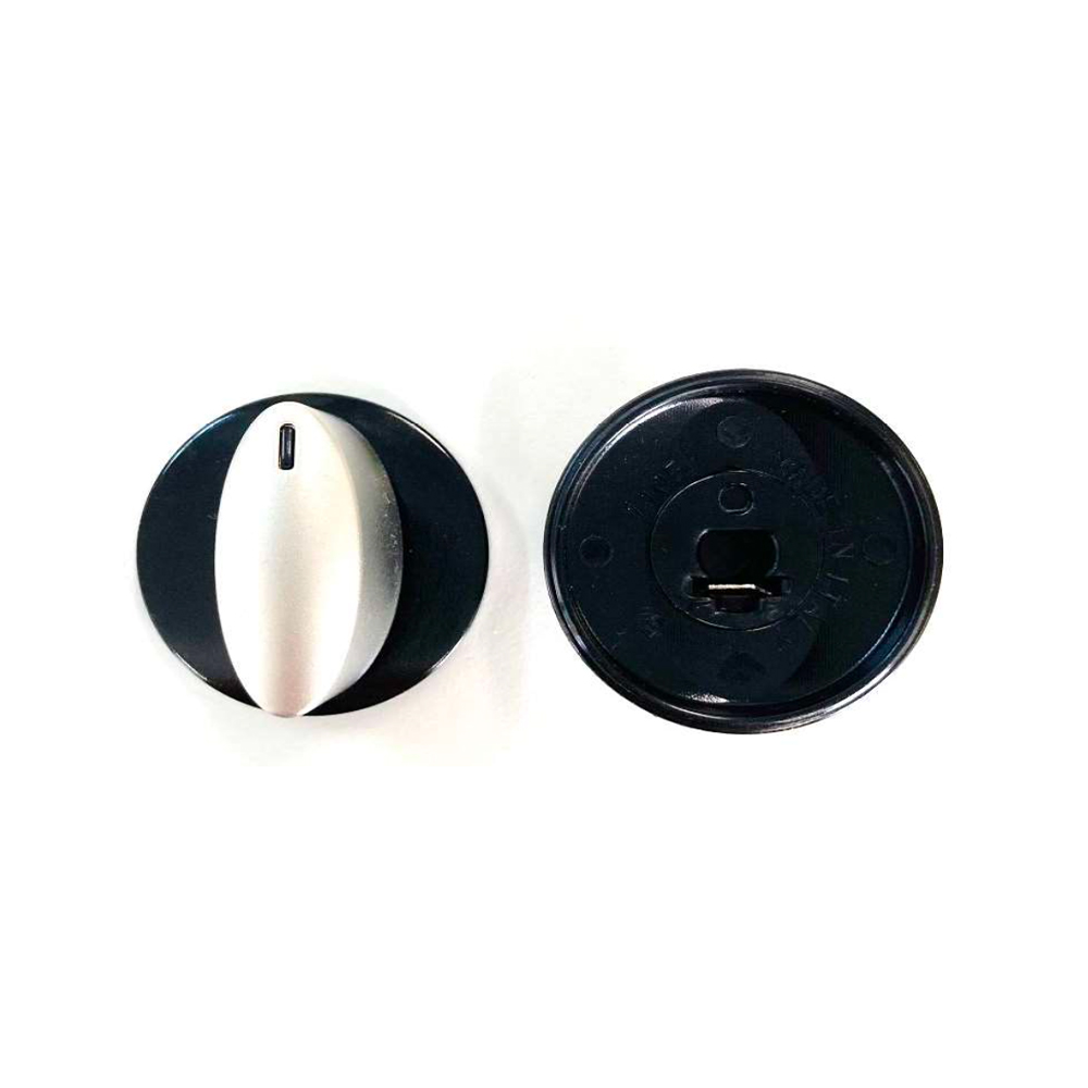 Manopola Nera/Cromo Ø34 Mm Serie 4000439 Per Piani Cottura Can Ricambi Piani Cottura Solandata