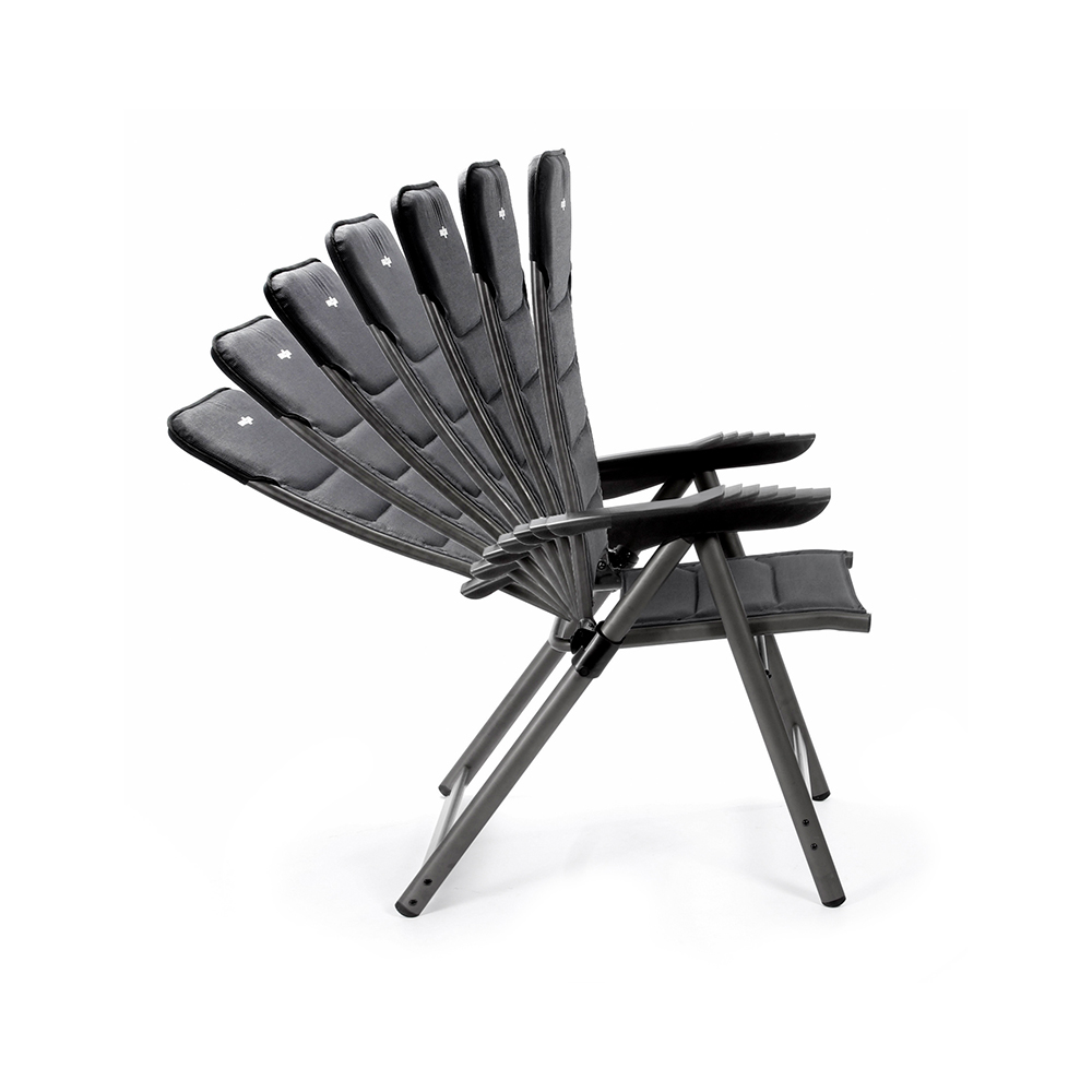 Sgabello Pieghevole Brunner Phantom | Peso 1 Kg E Portata 90 Kg | Robusto E Compatto Per Outdoor | Misure Aperto 27x40x45 Cm