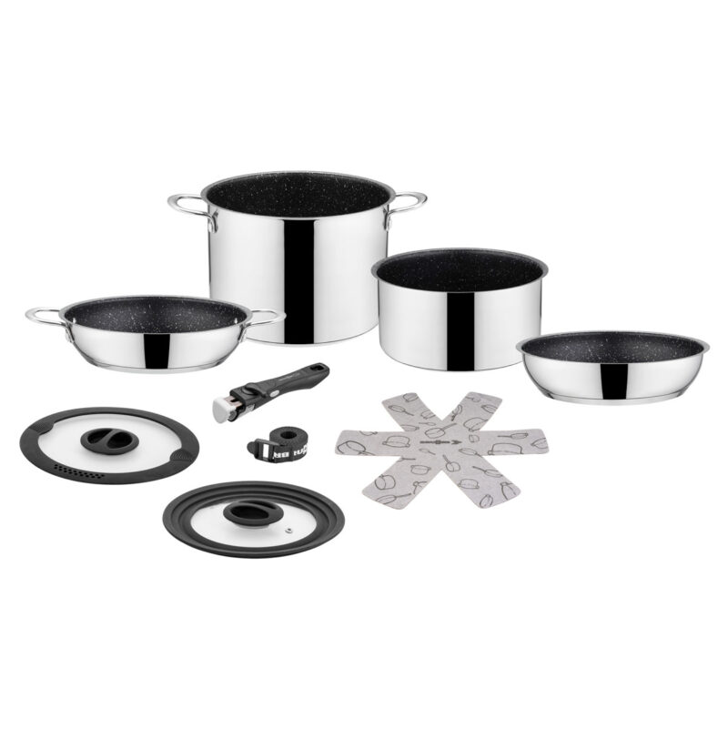 Set Di Pentole Academy High Vacum Ø 22 Pentole Solandata
