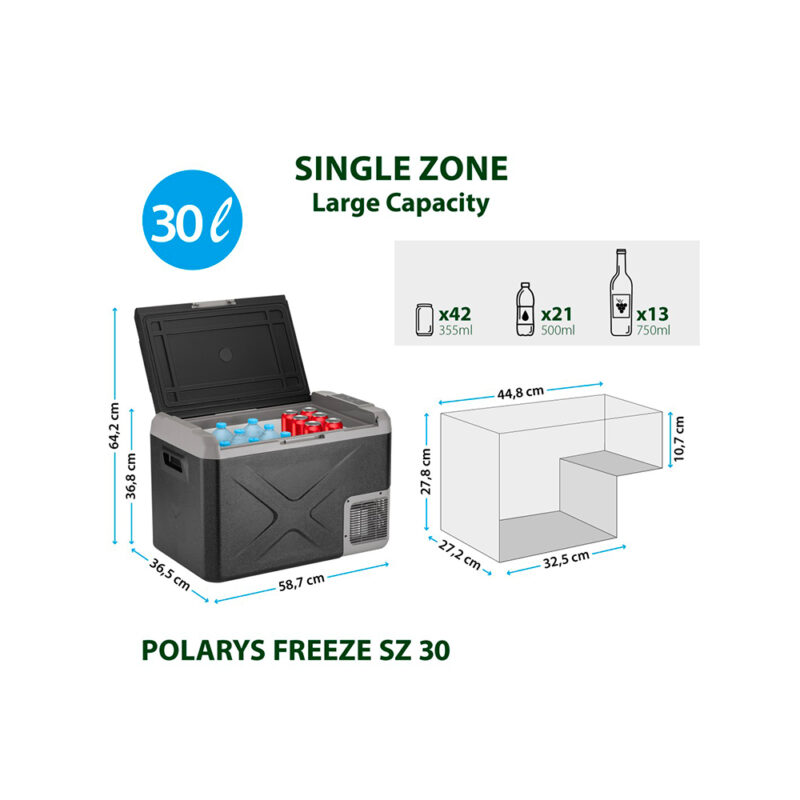 Frigo Portatile Polarys Freeze Sz Raffreddamento Solandata 3