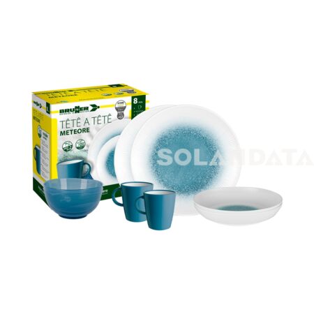 Set Di Stoviglie Meteore – 8 Pezzi Stoviglie Outdoor Solandata