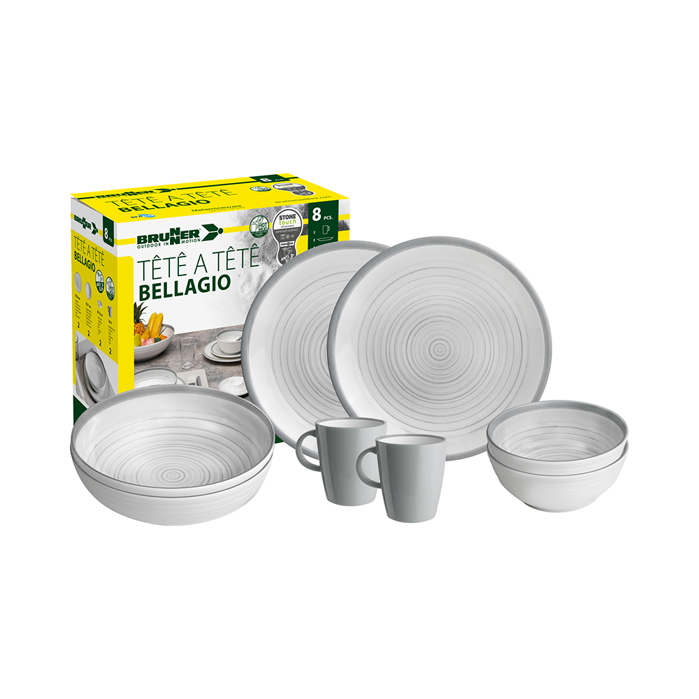 Set Di Stoviglie Bellagio – 8 Pezzi Stoviglie Outdoor Solandata