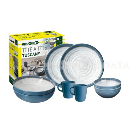 Set di Stoviglie Midday Dolomit White – 12 Pezzi Stoviglie Outdoor Solandata 5