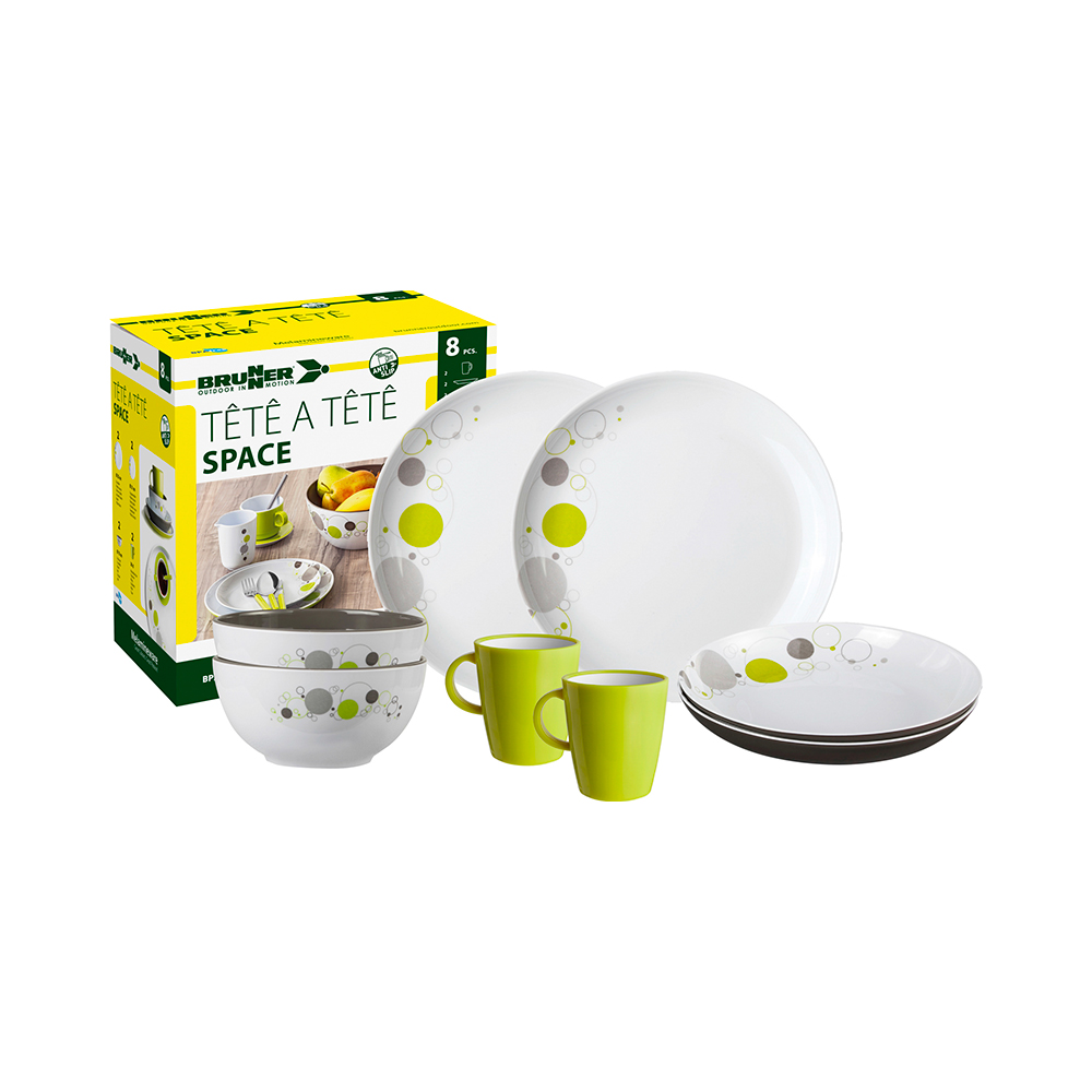 Set Di Stoviglie Space – 8 Pezzi Stoviglie Outdoor Solandata